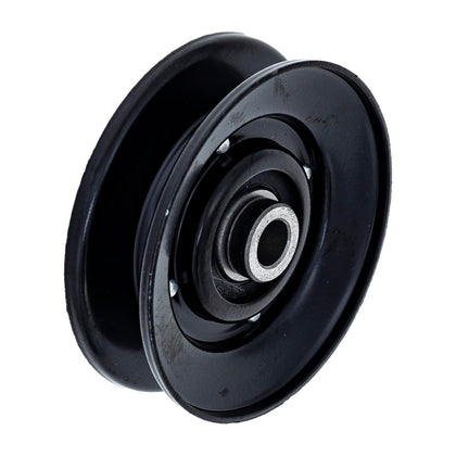 8TEN idler pulley front view for Exmark/Toro 119-8822, smooth belt operation