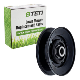 8TEN idler pulley side view shows OEM-compatible fit for TimeCutter