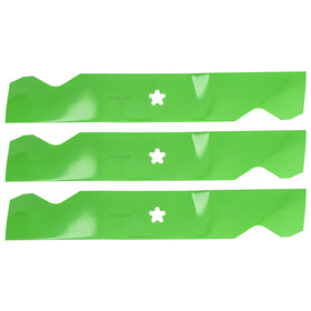 Close-up of 8TEN LawnRAZOR blade notches for secure mounting