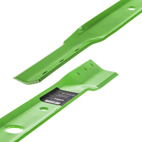 8TEN LawnRAZOR blade 28-deck fit demonstrating OEM compatibility