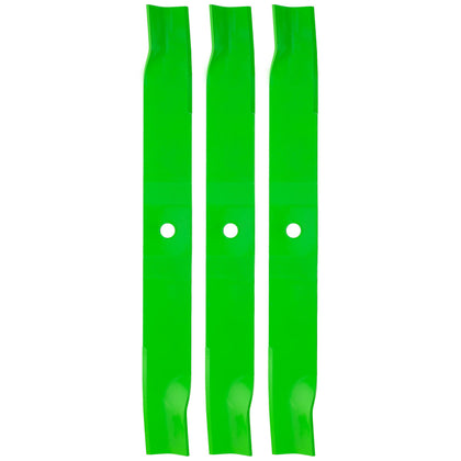 8TEN LawnRAZOR blade for Ariens Gravely Ikon 60 deck with high-lift foil.