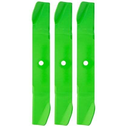 8TEN LawnRAZOR blade closeup showing a sharp cutting edge for mulching