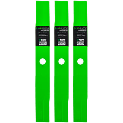 8TEN LawnRAZOR blade for Ferris ZTX 25 on 48-inch deck delivers a high lift cut.