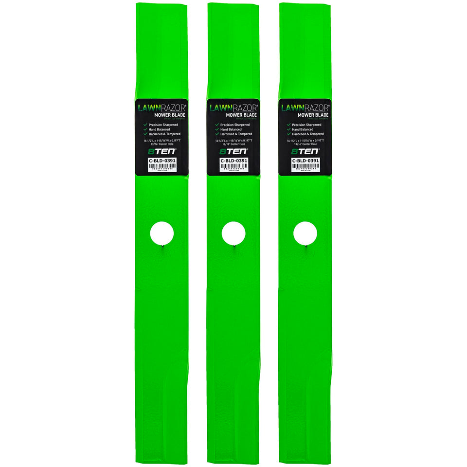 8TEN LawnRAZOR blade for Ferris ZTX 25 on 48-inch deck delivers a high lift cut.