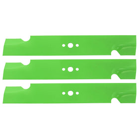 8TEN LawnRAZOR blade notched high-lift edge close-up for better lift