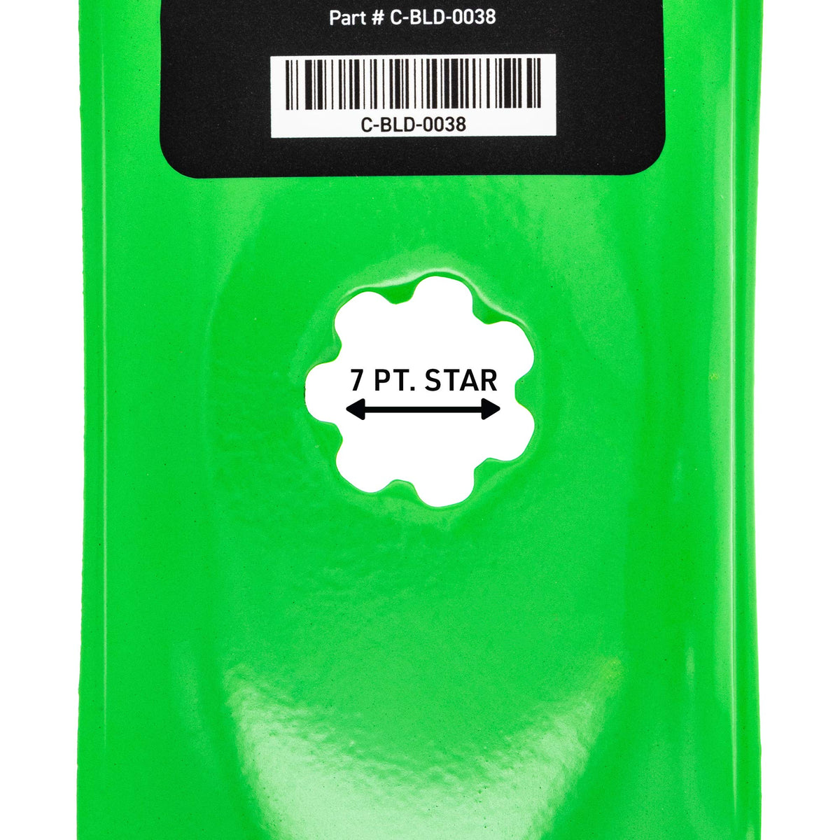 8TEN LawnRAZOR blade set AM137327 mount demonstrates OEM compatibility and secure fit