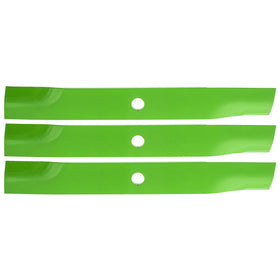 8TEN LawnRAZOR blades closeup emphasizes sharp edges and high lift design
