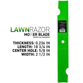 8TEN LawnRAZOR blade set packaging highlighting OEM compatibility with Bad Boy 038-0001-00 and 038-0005-00