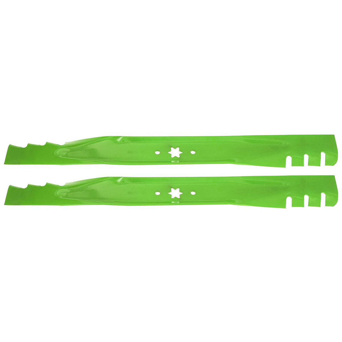 Close-up of 8TEN LawnRAZOR blade teeth for clean edge performance