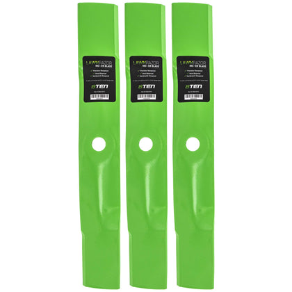 8TEN LawnRAZOR blade set compatible with John Deere decks for versatile mowing