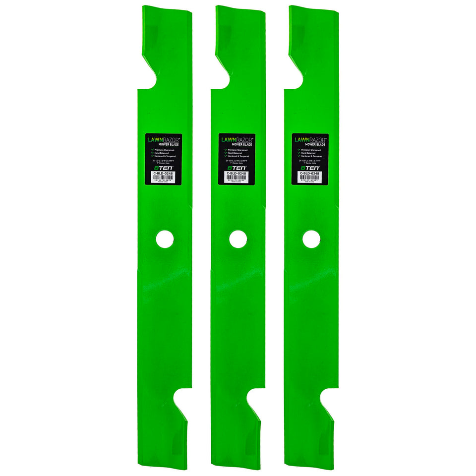 8TEN LawnRAZOR blade set on Exmark 103-6404-S for crisp 72-inch cuts