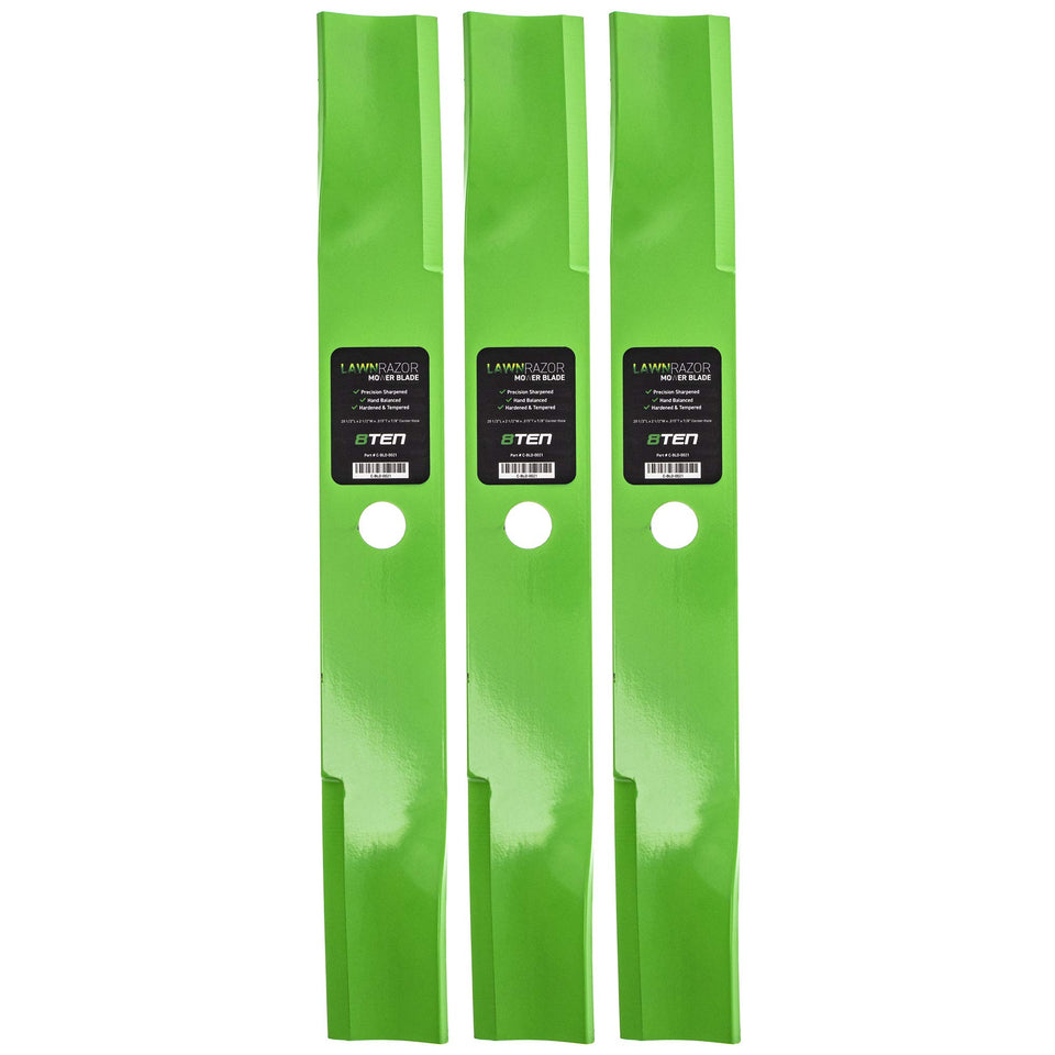8TEN LawnRAZOR blade set packaging highlights durability and ready to use performance