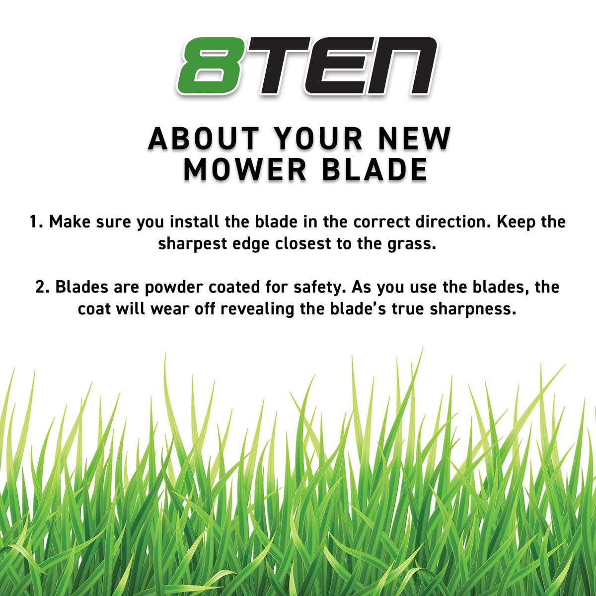 8TEN LawnRAZOR packaging highlights reliability for demanding lawn tasks