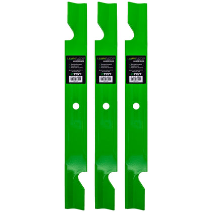 8TEN LawnRAZOR blade set for Toro Titan ZX 60-inch deck delivers precise, clean cuts.