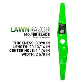 8TEN LawnRAZOR deck-assembly showing Honda HRN216 compatibility.
