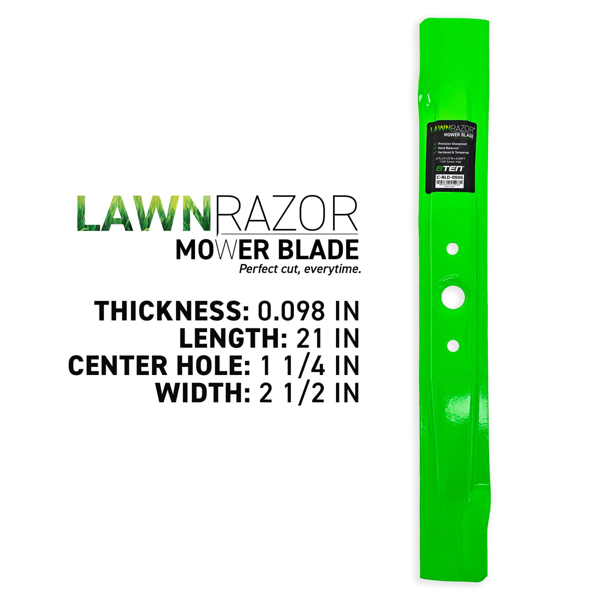 8TEN LawnRAZOR OEM part-number compatibility for easy replacement.