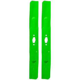 8TEN LawnRAZOR ultra high lift blade close-up for cleaner cuts on Cub Cadet