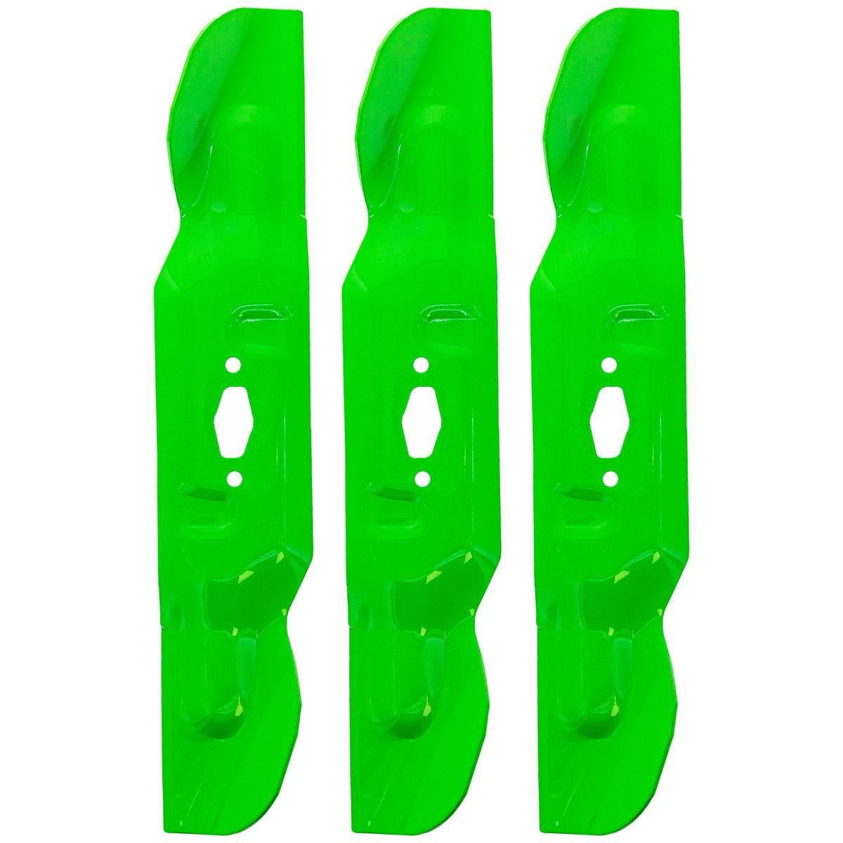 8TEN LawnRAZOR ultra-high-lift close-up shows blade geometry for lift and cut
