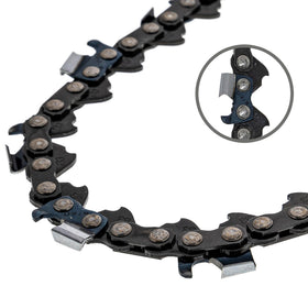 Durable 68CrNiMo33 steel chain with GCr15 rivets for longevity