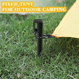 9TH SHOP plastic yard stake close-up showing durable nylon composite material
