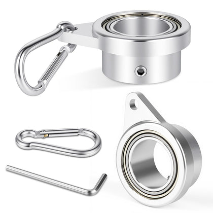 Loretoy flagpole ring with bearing enables smooth 360° rotation.