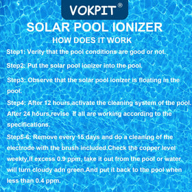VOKPIT clear-water pool ambience illustrates potential chlorine reduction.