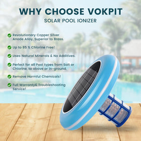 VOKPIT long-lasting copper anode visible inside the device ensures durable ionization.