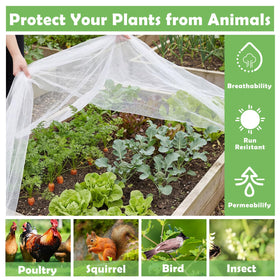 Yoojahow bird-pest barrier guards orchards from birds and intruders