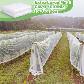 Yoojahow lightweight polyethylene mesh offers excellent breathability for plants