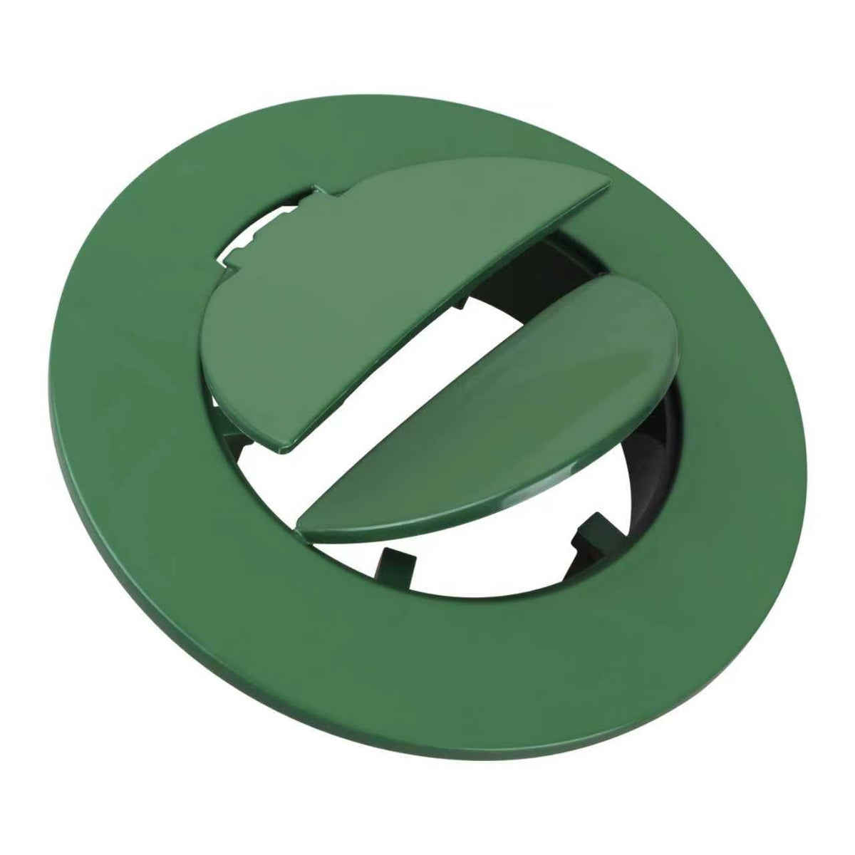 A AIRMACHIN pop-up drainage emitter outer view, weatherproof for garden and landscape drainage systems.