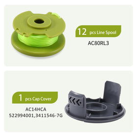 A ANLEOLIFE 12-spool pack with cap showcased, highlighting value