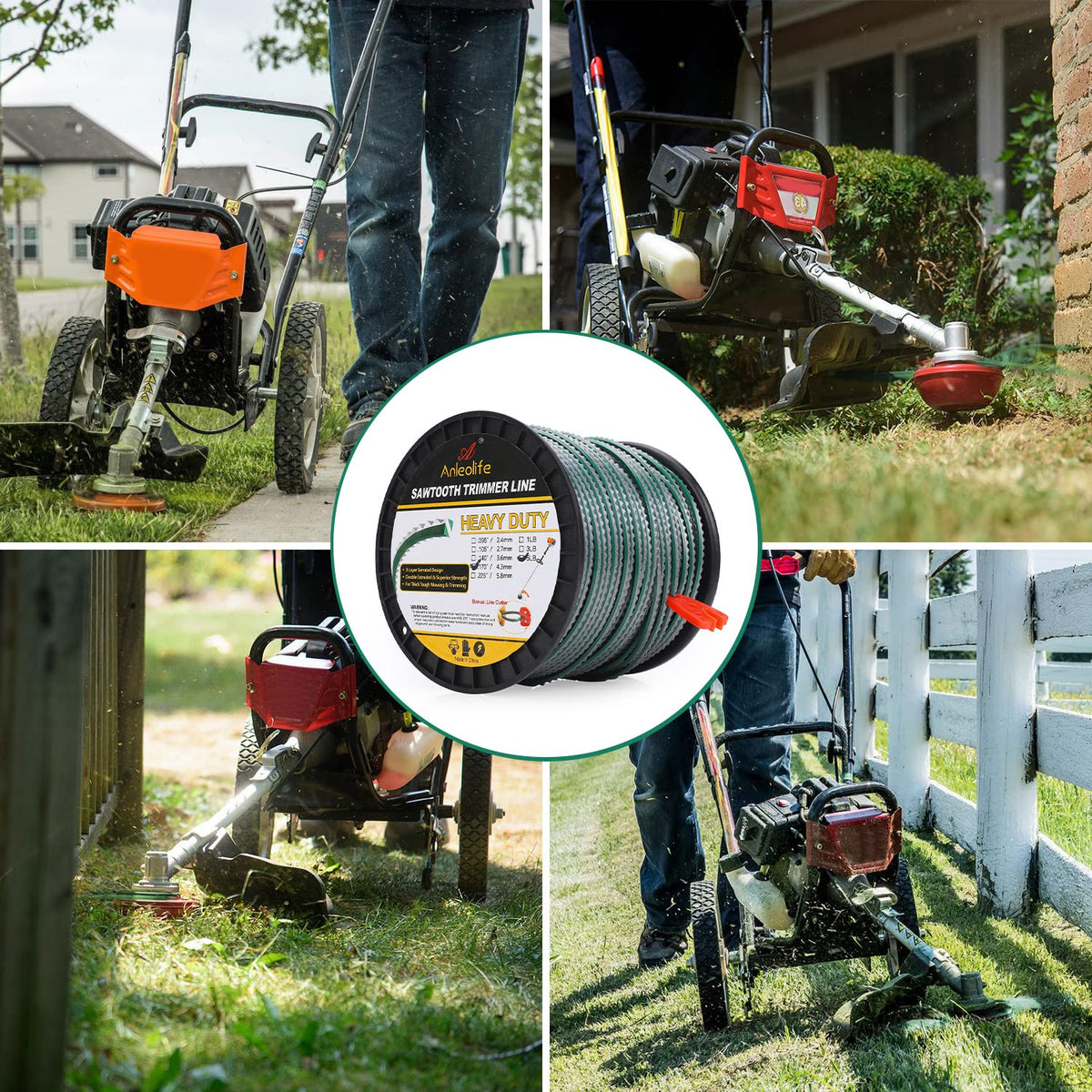 A ANLEOLIFE 440-foot length minimizes replacements during large jobs