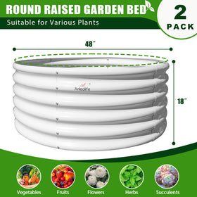 A ANLEOLIFE raised bed with easy, tool-free assembly for quick setup.