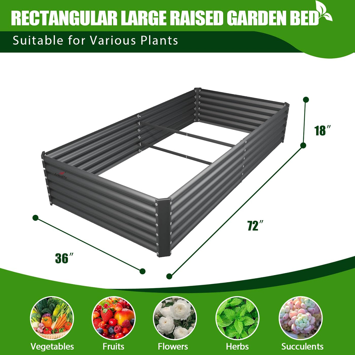 A ANLEOLIFE easy-assembly design saves setup time in real gardens