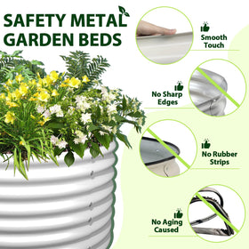 A ANLEOLIFE anti-rust powder coating guards against weather wear in outdoor settings.