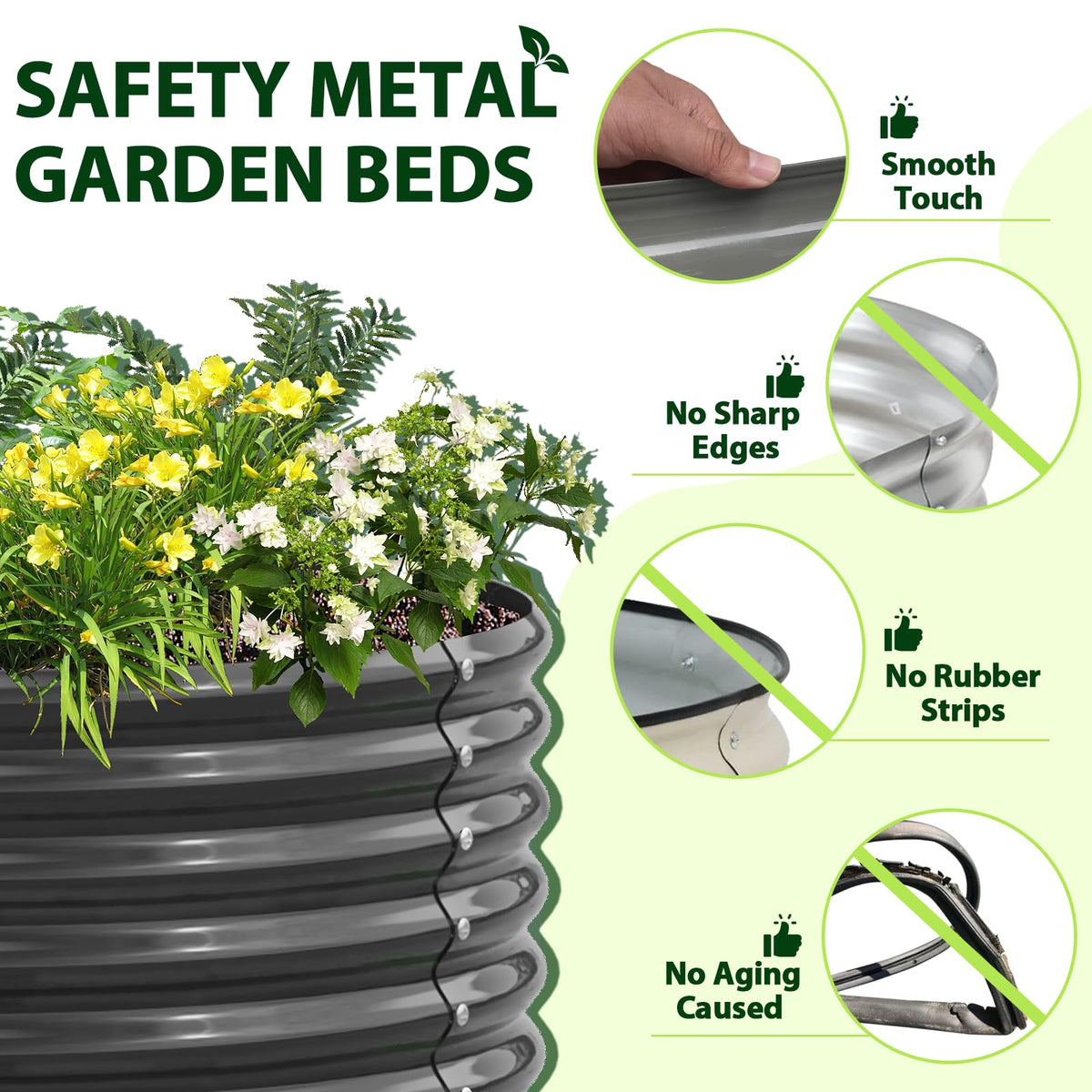 A ANLEOLIFE easy-setup gloves included indicates safe assembly.