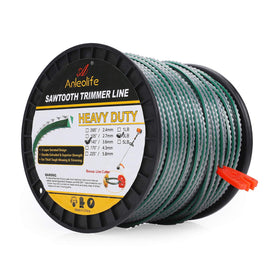 A Anleolife heavy-duty sawtooth spool close-up for tough weeds and reliable cutting.