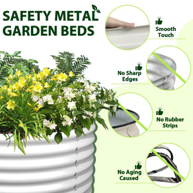 A ANLEOLIFE open-bottom drainage design shown on a raised bed.