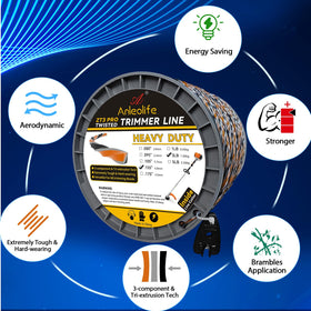 A ANLEOLIFE ZT3 Pro replacement line fits gas and electric trimmers