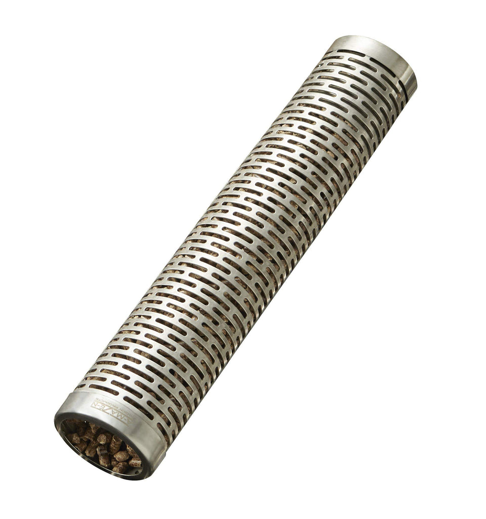 A-MAZE-N AMNTS12 on grill delivers extended smoke for cold or hot smoking