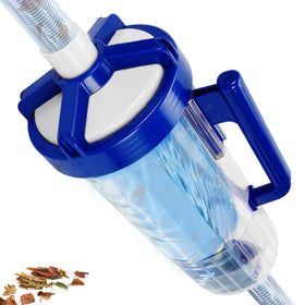 A-Outsanding large-capacity inline canister with mesh bag for 1.5 inch hose catching debris before the pump