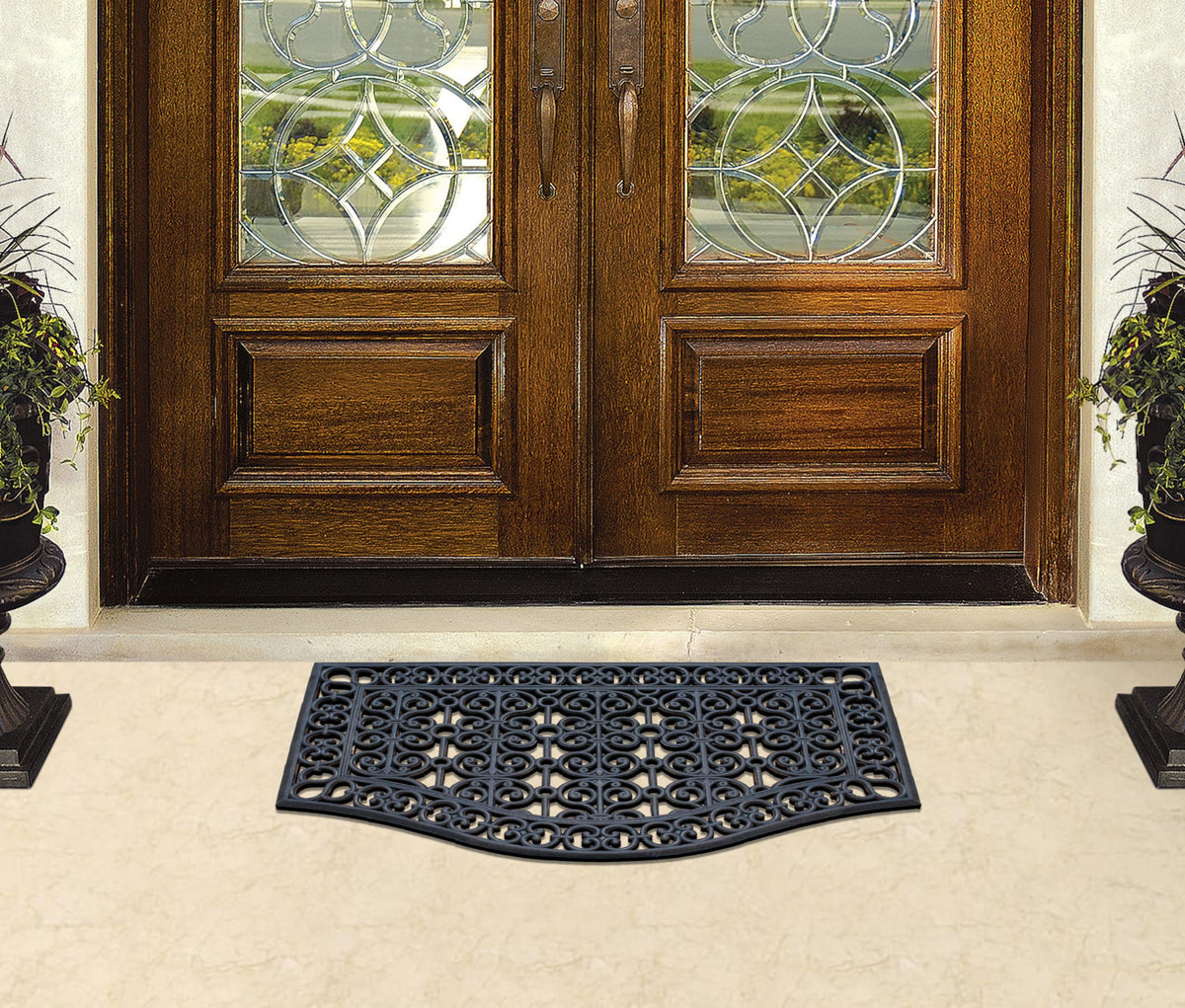 A1 Home Collections dirt-trapping grooves reduce debris tracking