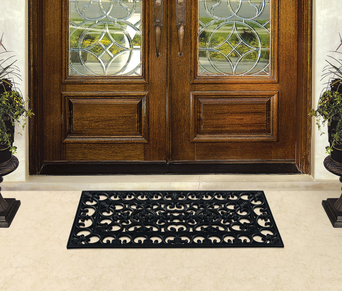 A1 Home Collections easy-clean mat; rinse with hose and air dry