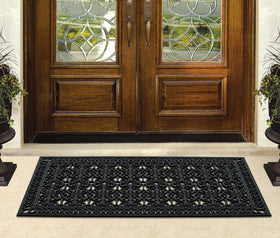 A1 Home Collections easy-clean rubber surface; hose rinse only.