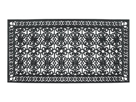 A1 Home Collections heavy-duty rubber doormat with non-slip grip for entryways.