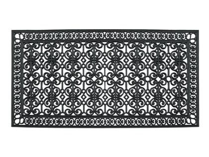 A1 Home Collections heavy-duty rubber doormat with non-slip grip for entryways.