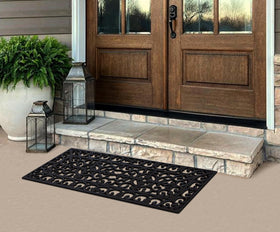 A1 Home Collections lattice drainage design channels water away from entry.