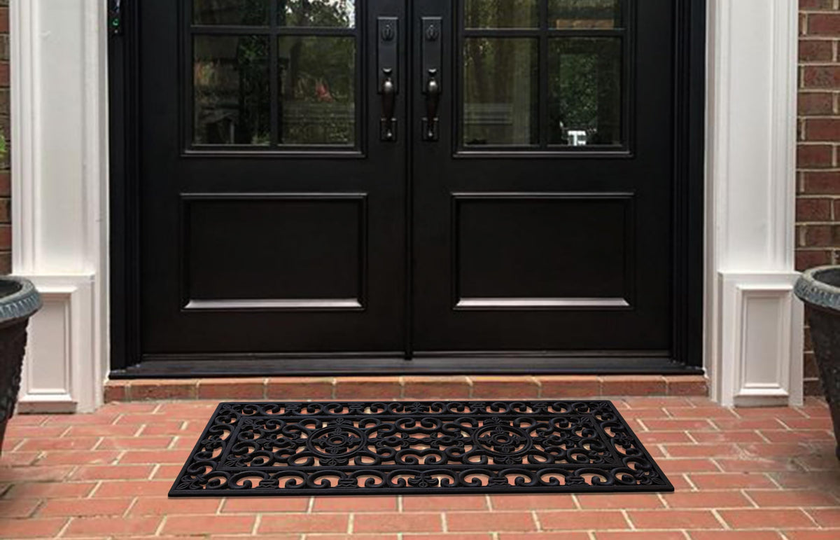 A1 Home Collections natural rubber texture resists sun and moisture for durable use.