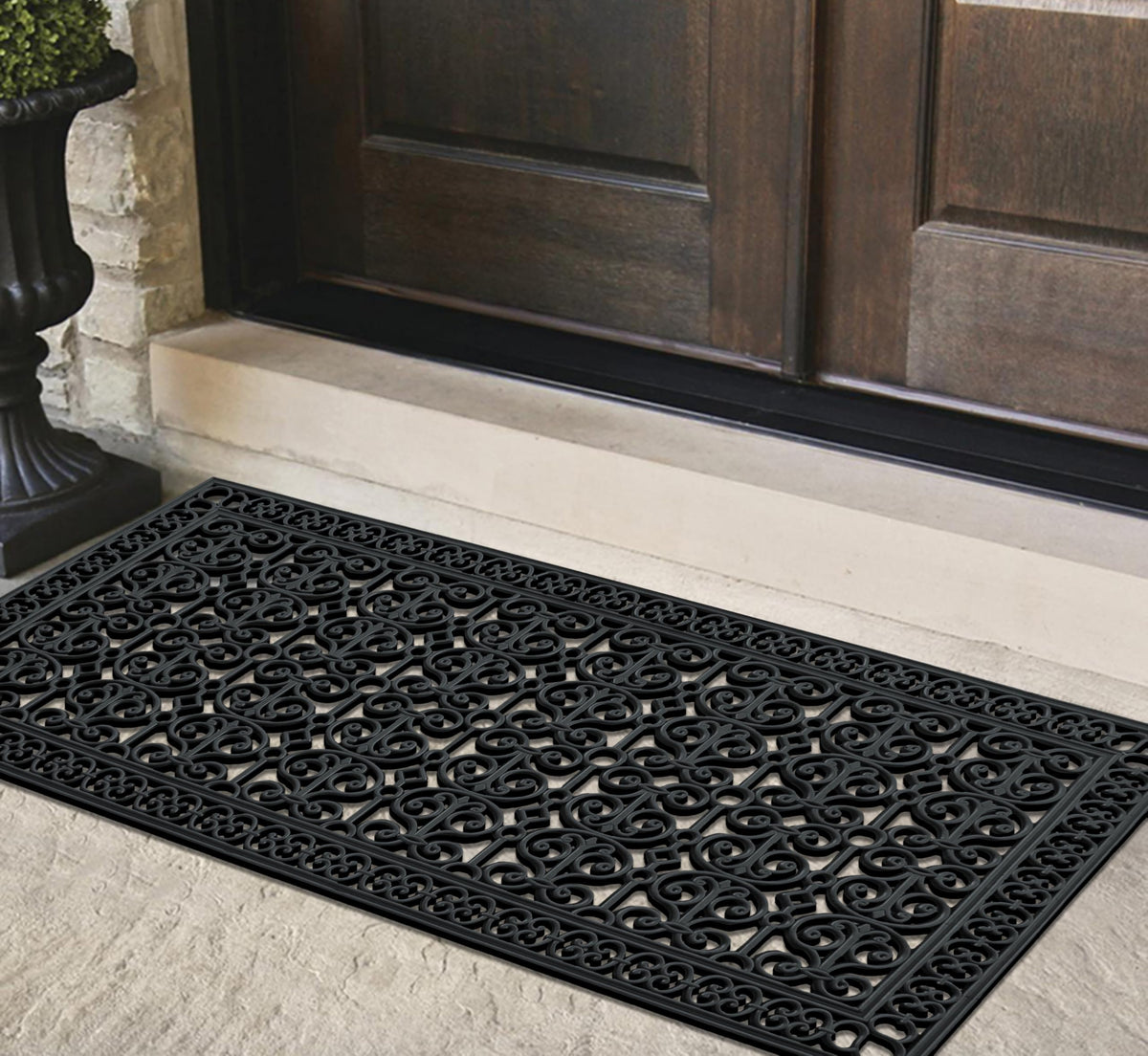 A1 Home Collections open lattice design drains water and mud at entrances.