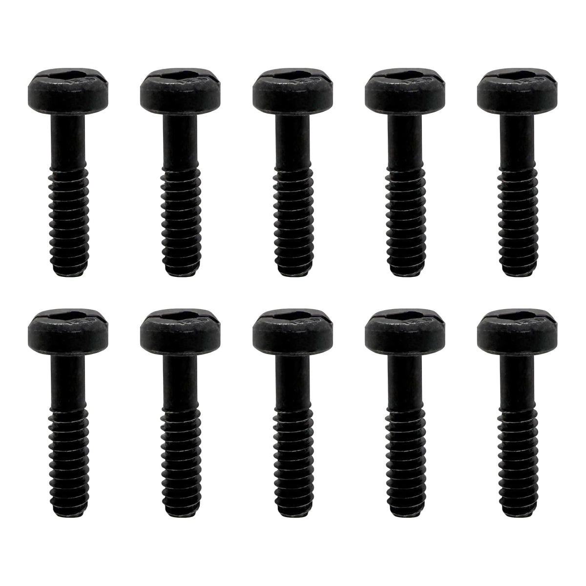 A.A recoil starter screws 10-pack for Husqvarna chainsaws ready for replacement